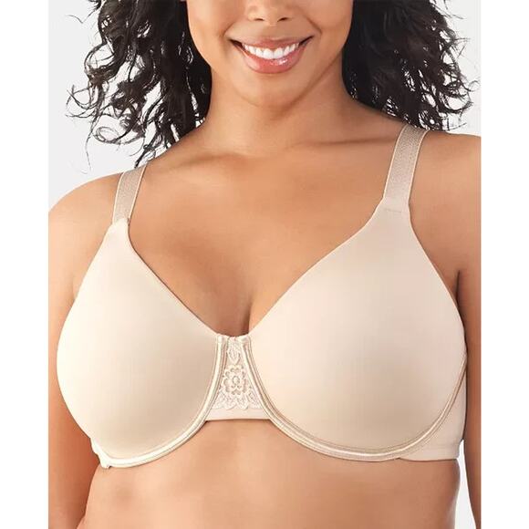 Vanity Fair Full Figure Beauty Back Smoothing Minimizer Bra, Nude Size 36DD 0060 - Picture 1 of 4